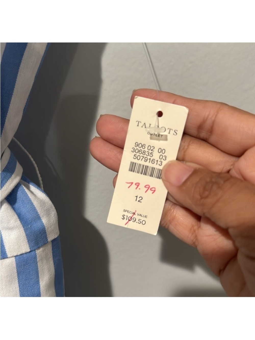 Talbot Women's Dress New with Tags Size 12 Summer Vacation Travel Cruise - Picture 3 of 11